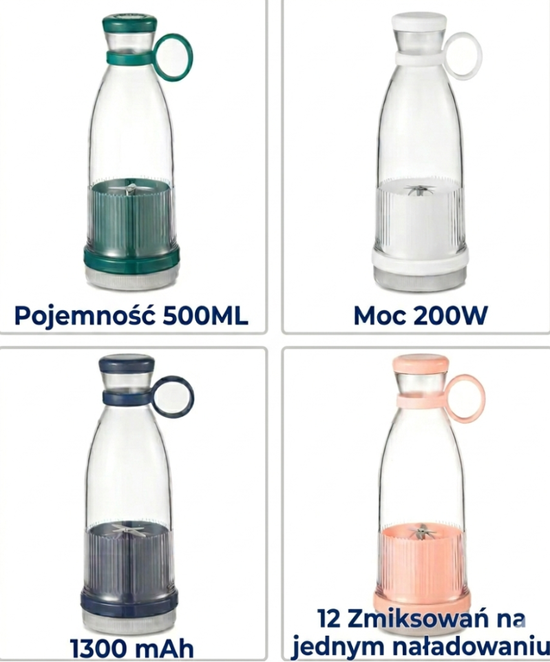 Elektryczny Przenośny Blender WiroMix™ - Zaprojektowany, by trzymać zdrowe odżywianie wszędzie